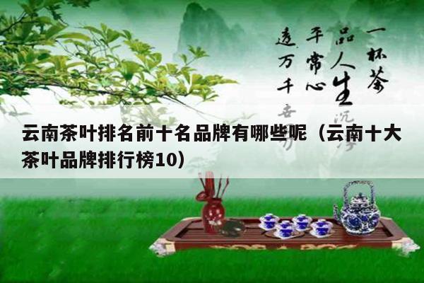 云南茶叶排名前十名品牌有哪些呢（云南十大茶叶品牌排行榜10）