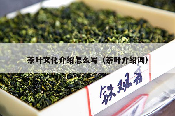 茶叶文化介绍怎么写（茶叶介绍词）