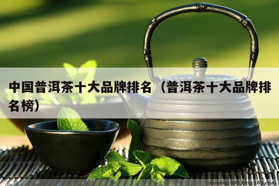 中国普洱茶十大品牌排名（普洱茶十大品牌排名榜）