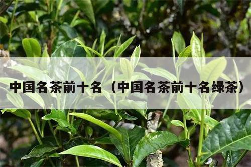 中国名茶前十名（中国名茶前十名绿茶）