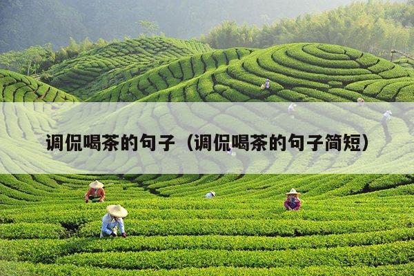 调侃喝茶的句子（调侃喝茶的句子简短）