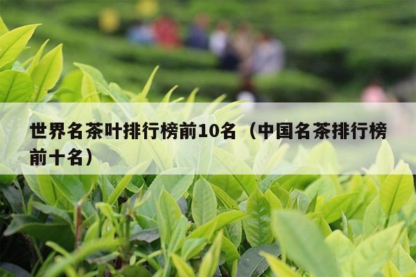 世界名茶叶排行榜前10名（中国名茶排行榜前十名）