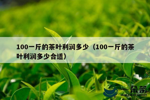 100一斤的茶叶利润多少（100一斤的茶叶利润多少合适）