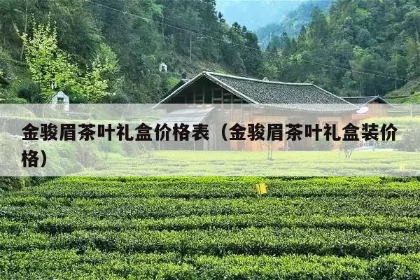 金骏眉茶叶礼盒价格表（金骏眉茶叶礼盒装价格）