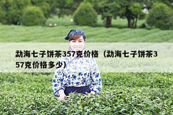 勐海七子饼茶357克价格（勐海七子饼茶357克价格多少）