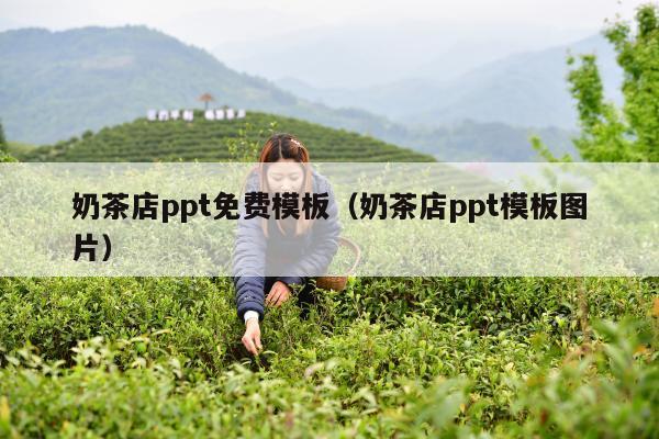 奶茶店ppt免费模板（奶茶店ppt模板图片）