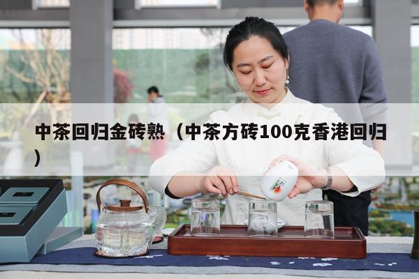 中茶回归金砖熟（中茶方砖100克香港回归）