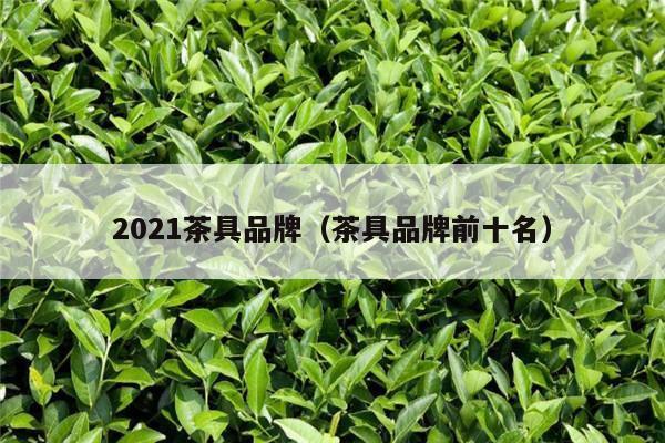 2021茶具品牌（茶具品牌前十名）