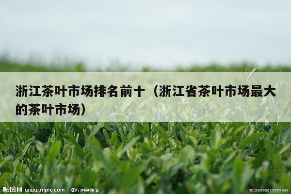 浙江茶叶市场排名前十（浙江省茶叶市场最大的茶叶市场）