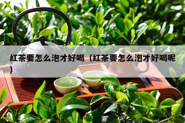 红茶要怎么泡才好喝（红茶要怎么泡才好喝呢）