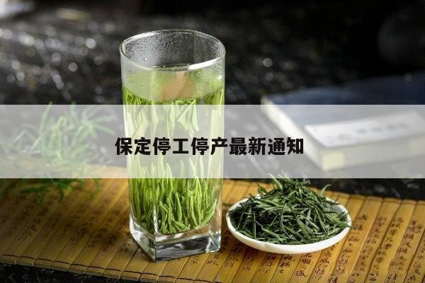 保定停工停产最新通知 