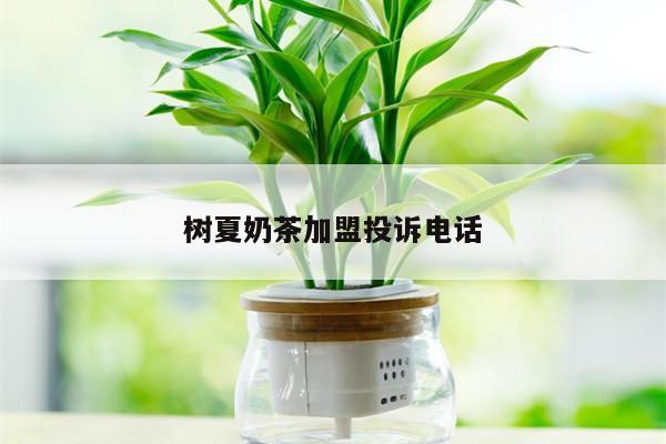 树夏奶茶加盟投诉电话