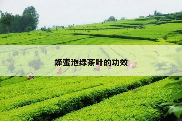 蜂蜜泡绿茶叶的功效