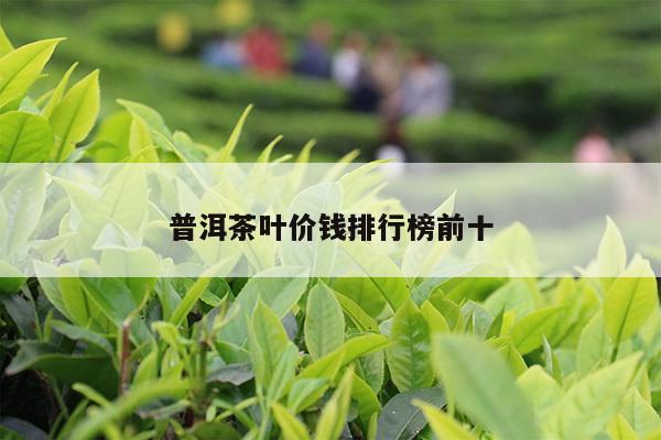 普洱茶叶价钱排行榜前十