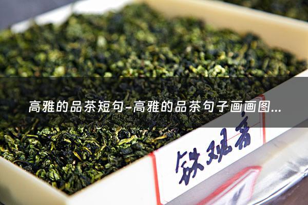 高雅的品茶短句-高雅的品茶句子画画图片简单