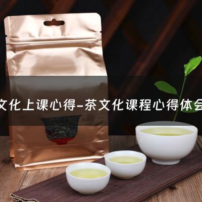 茶文化上课心得-茶文化课程心得体会1200