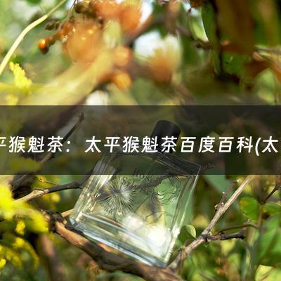 太平猴魁茶：太平猴魁茶百度百科(太平猴魁是什么茶叶？)